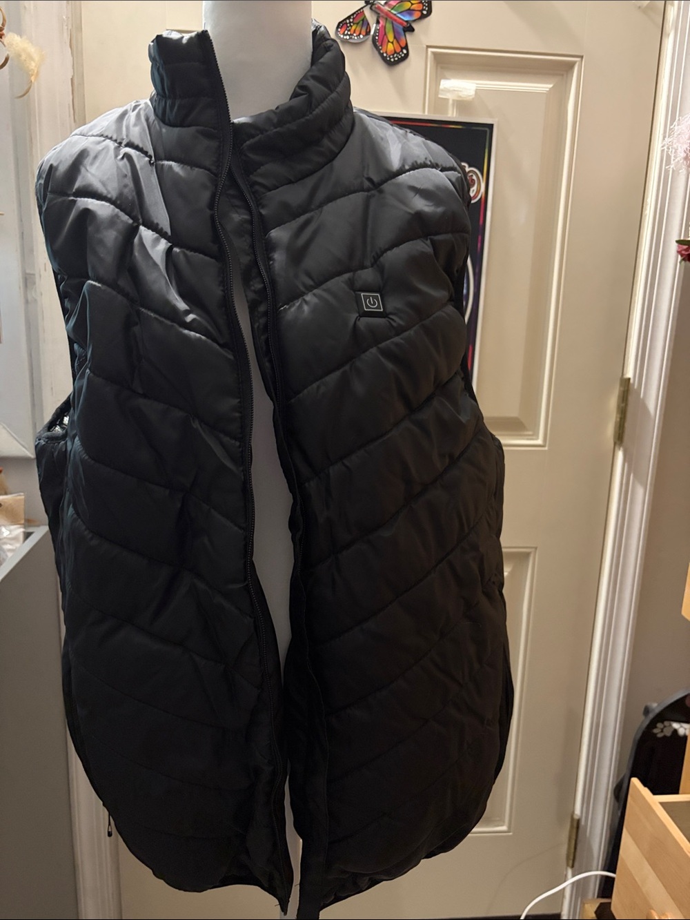 Target Black Quilted Puffer Vest